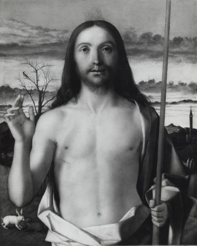 Kimbell Art Museum — Giovanni Bellini. Christ in the act of blessing [1490-95]. — insieme